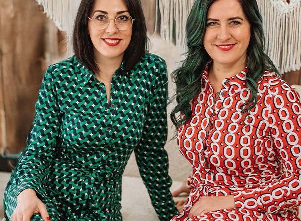 Die zwei Schwestern Olga Geipel und Nelly Rühle