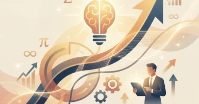 Abstrakte Business Illustration