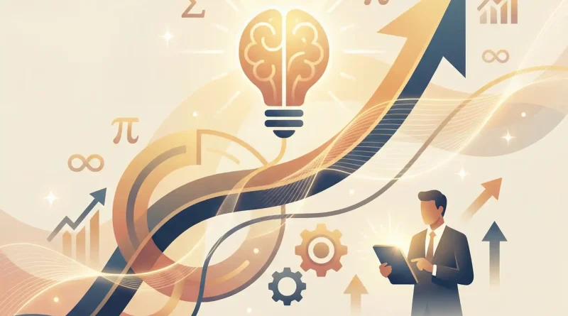 Abstrakte Business Illustration